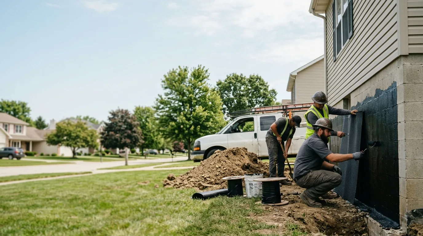 Basement Waterproofing in Jamestown, IN near me